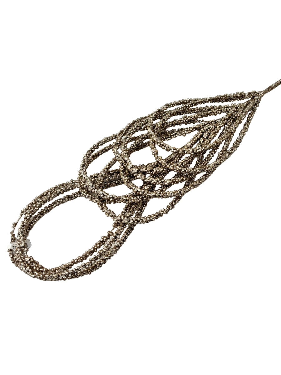 Bead Loop Spray Champagne 27.5''